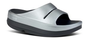 Women's OOmega OOahh Stacked Sandal - Basalt (SALE)