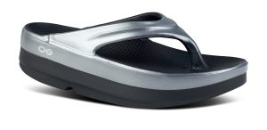 Women's OOmega OOlala Stacked Sandal - Basalt (SALE)