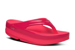 Women's OOmega OOlala Stacked Sandal - Neon Berry Punch