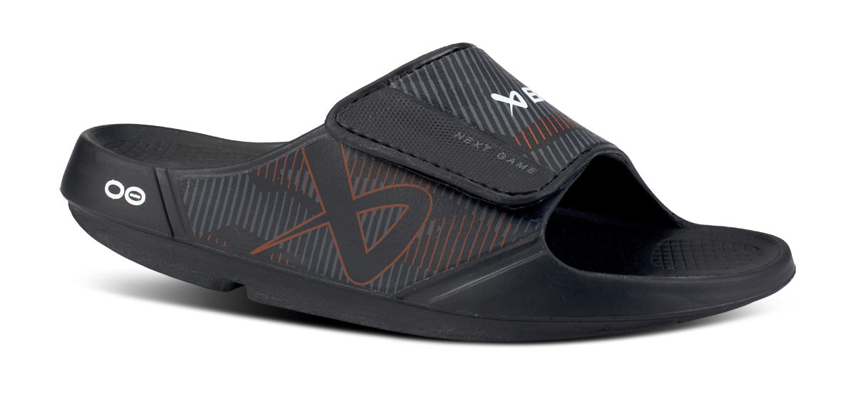 BAUER/OOFOS Women's OOahh Sport Flex Sandal   C Black