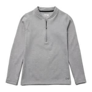 Women's cOOl down    Zip - Gray Heather