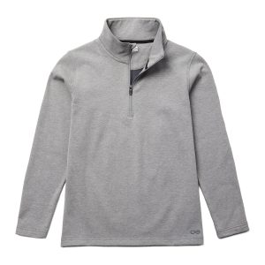 Men's cOOl down    Zip - Gray Heather